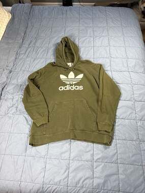 adidas Originals Adicolor Trefoil Hoodie Olive Green 2XL